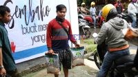 Paket Sembako saat akan dilakukan pengiriman kerumah penerima
