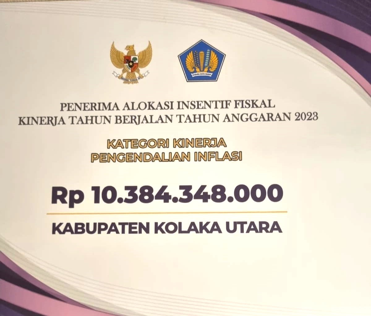Besaran Insentif Fiskal Kolaka Utara