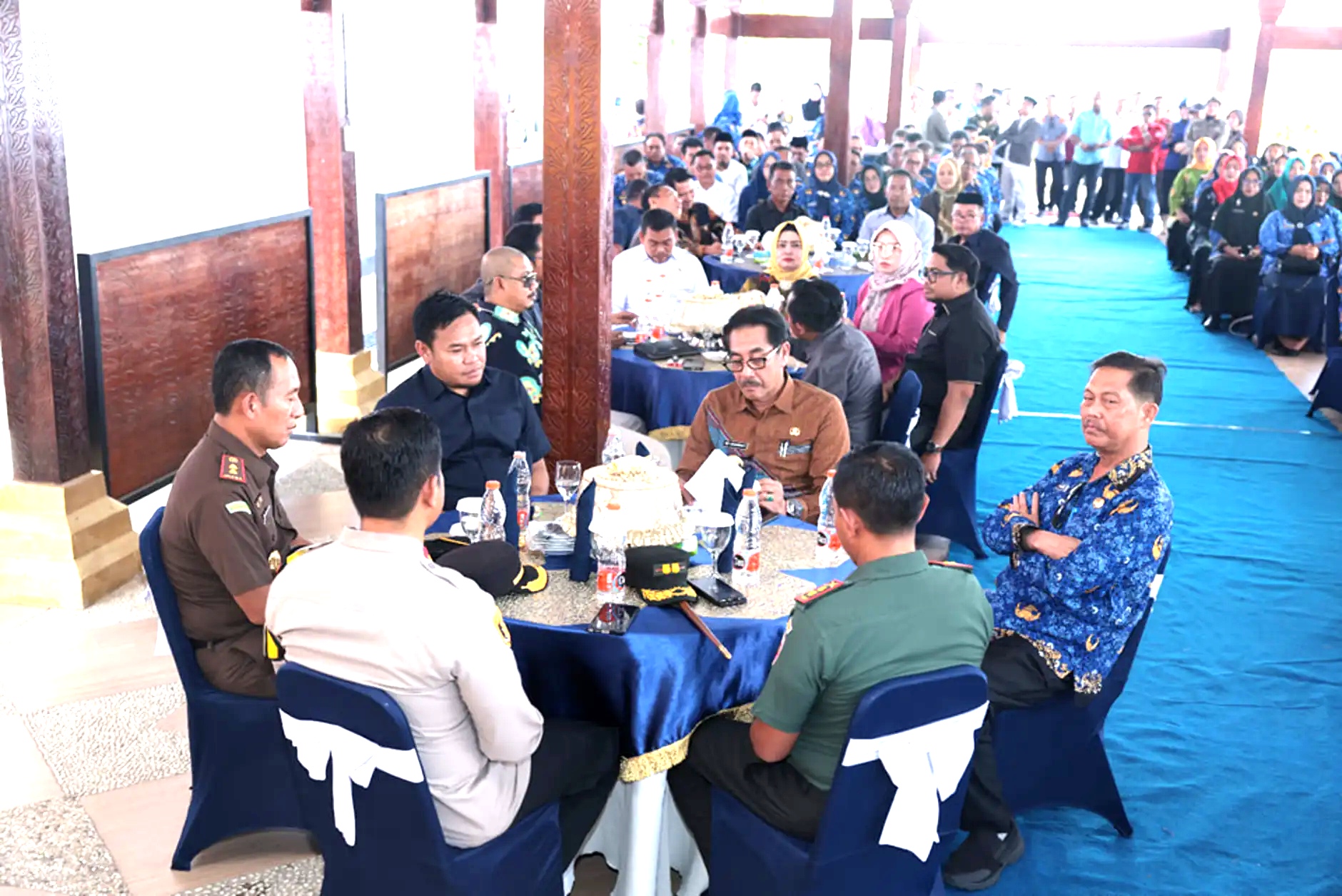 Penyambutan Pj Bupati Bombana Edy Suharmanto