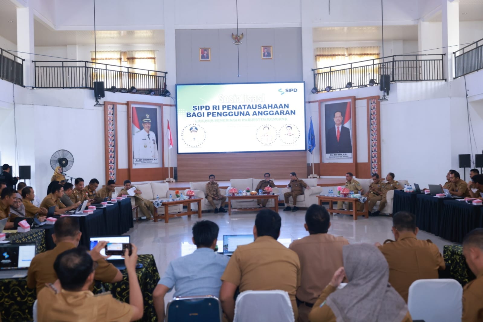 Suasana Sosialisasi Aplikasi SIPD-RI