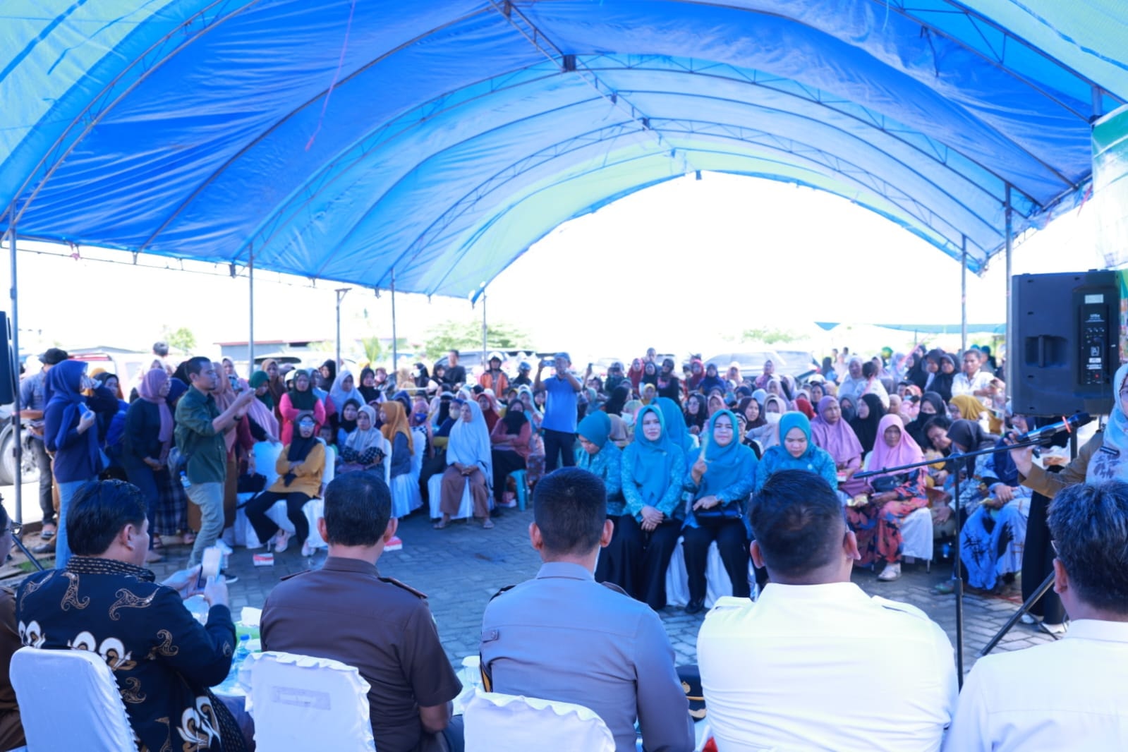 Suasana saat Launcing kios pengendalian inflasi