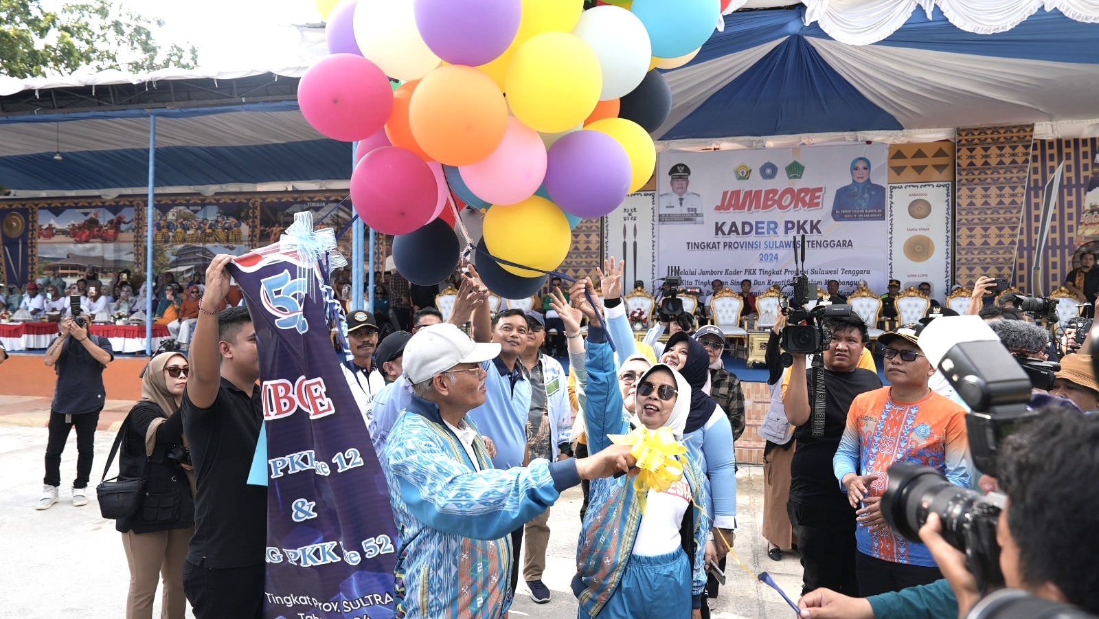 Pembukaan Jambore Kader PKK ke-52 Tahun 2024 tingkat Provinsi Sulawesi Tenggara