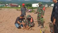 Babinsa Koramil 01/Rumbia Bersama BPD dan masyarakat, Melaksanakan Penanaman Pohon di Desa Watumentade