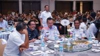 Pj. Bupati Bombana, Edy Suharmanto saat menghadiri Rakor