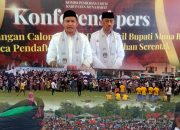 Suasana Deklarasi dan Pendaftaran di KPU Muna Barat