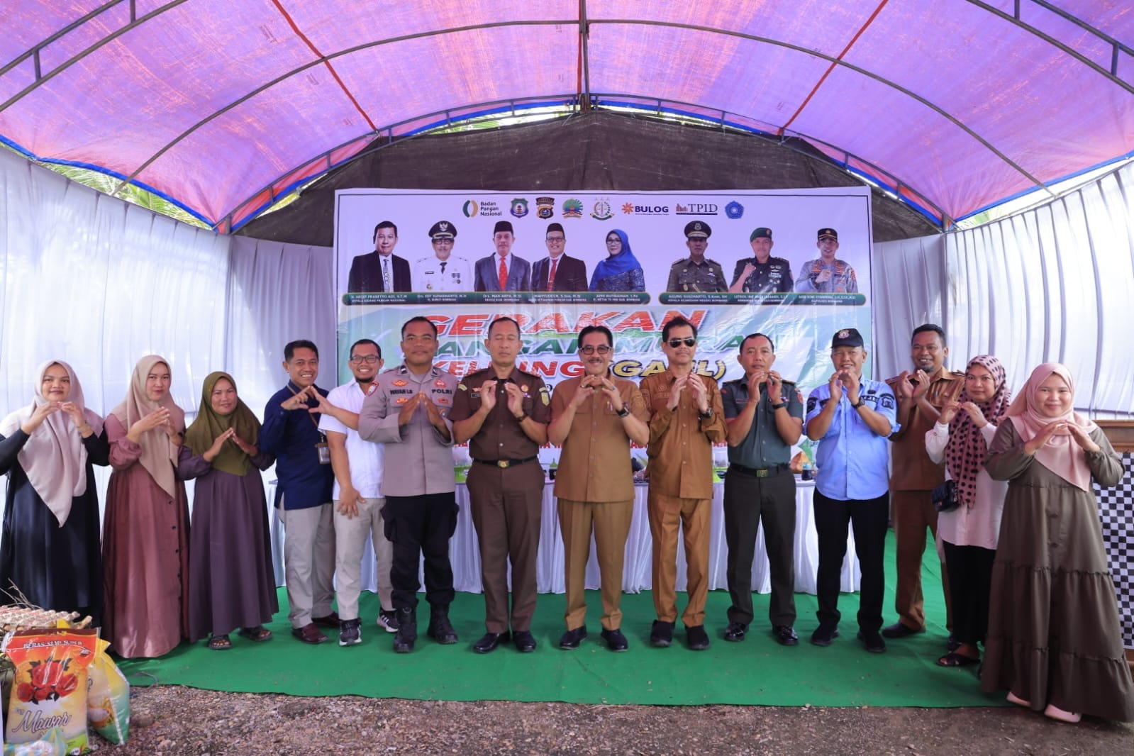 Kegiatan Launching program Gerakan Pangan Murah Keliling (GAUL)