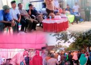 Pasangan RahmaTnya Muna saat disambut Ratusan Warga