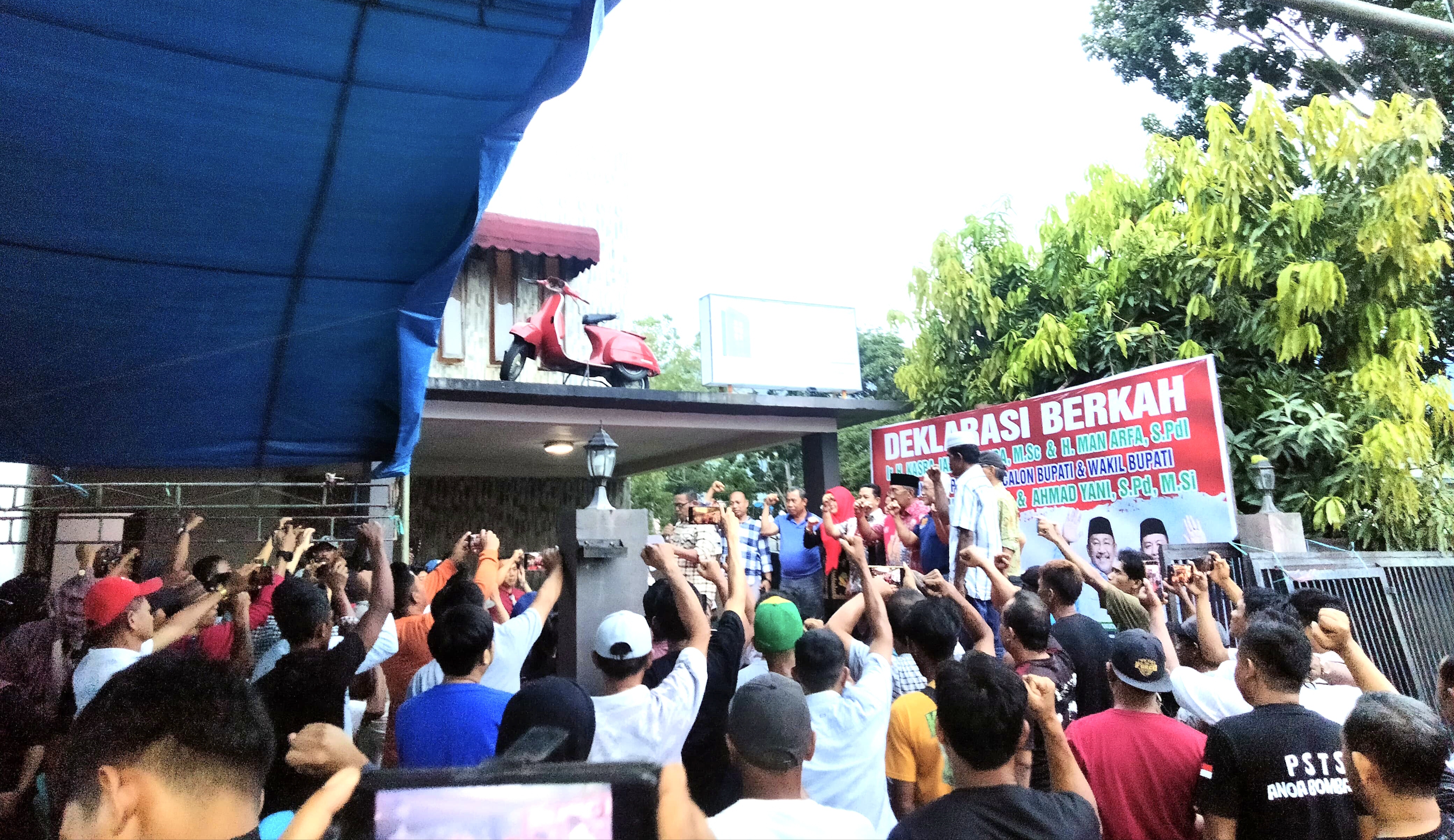 Deklarasi BERKAH dukung BERANI di Pilkada Bombana