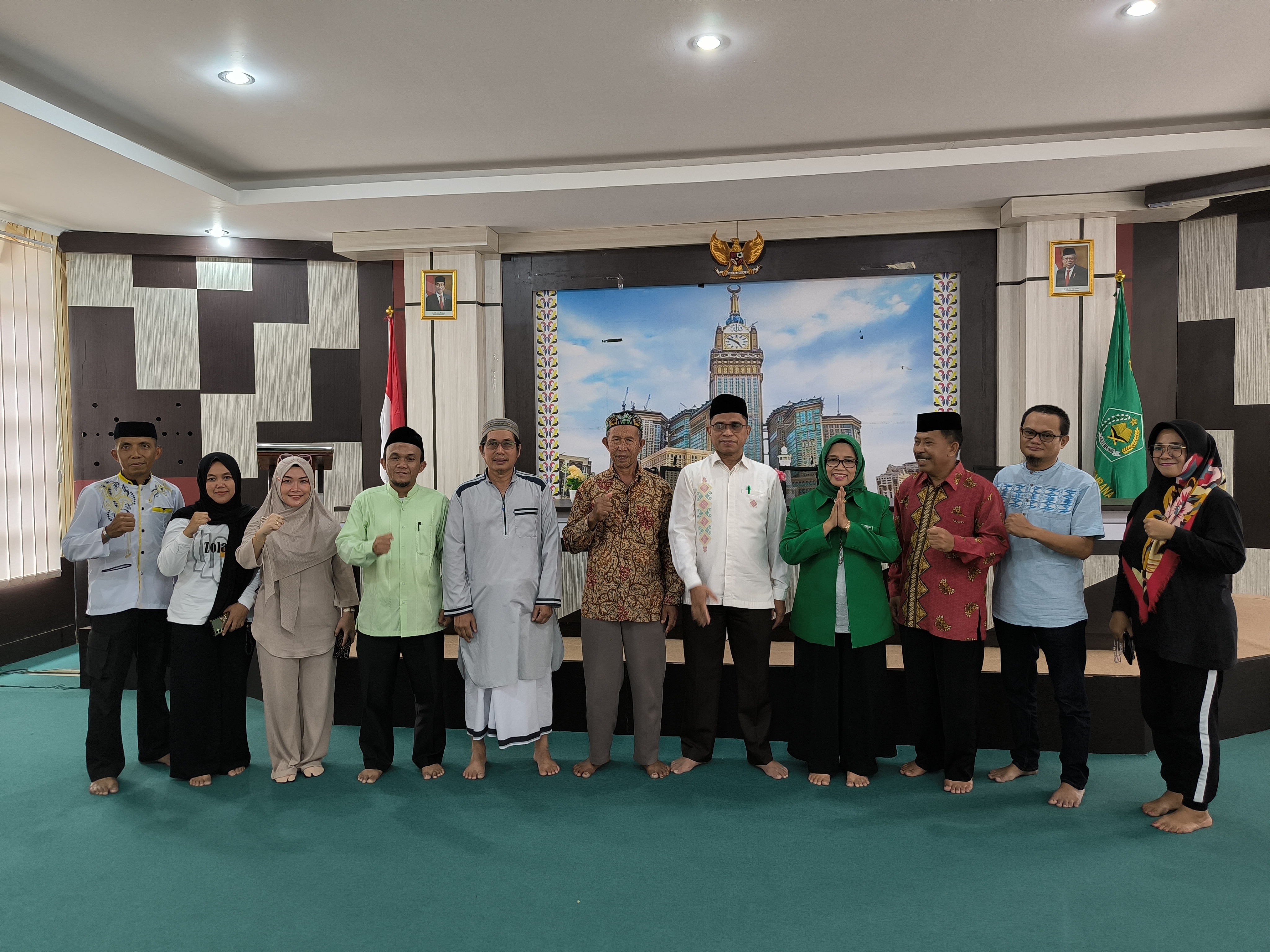Foto bersama usai Pembentukan PC LDNU Bombana