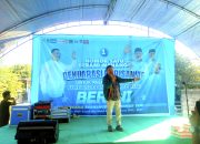 Andi Firman saat mendeklarasikan dukungannya kepada Pasangan BERANI