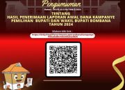 Pengumuman KPU Bombana