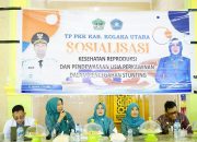 Kegiatan Sosialisasi TP PKK di Sekolah