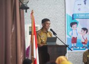 Penjabat Bupati Kolaka Utara Yusmin, S.Pd., MH saat membuka kegiatan Rembug Stunting