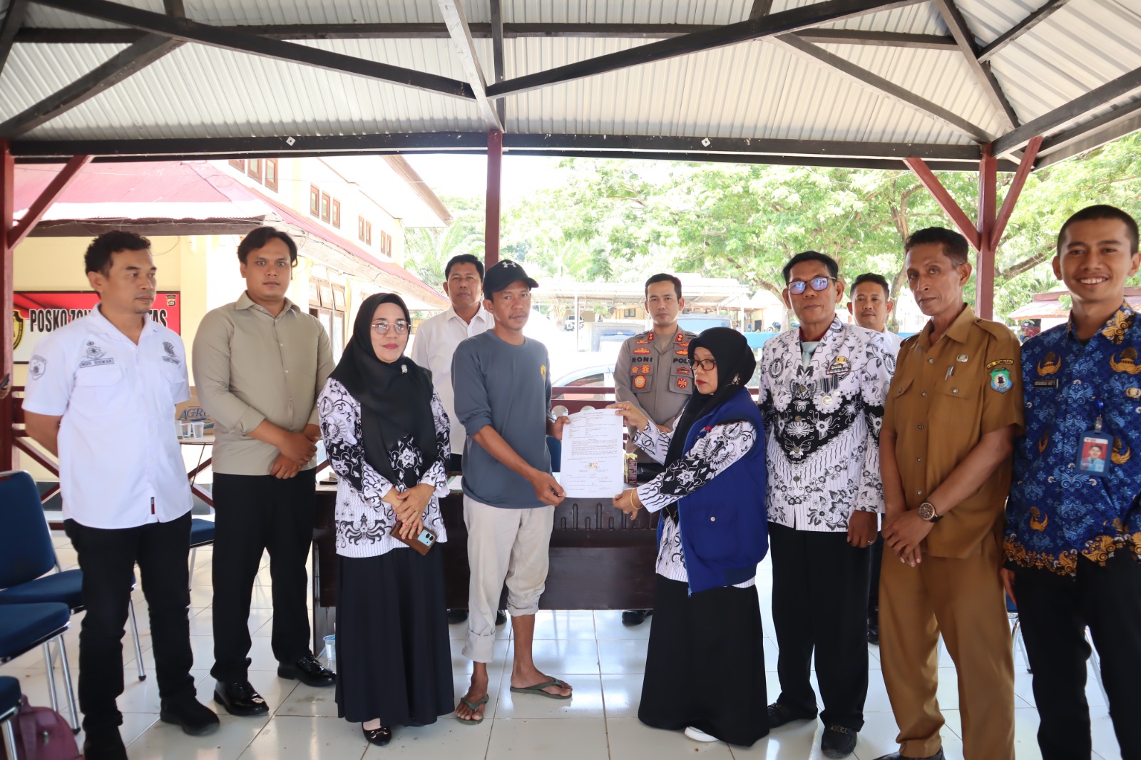 Proses mediasi di Polres Bombana