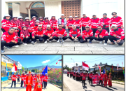 Inspektorat Bombana saat mengikuti Defile