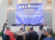 Penjabat (Pj) Gubernur Sulawesi Tenggara (Sultra), Andap Budhi Revianto saat menyampaikan arahannya