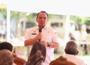 Pj. Gubernur Sulawesi Tenggara, Komjen Pol. (P) Dr. Andap Budhi Revianto saat menyampaikan sambutannya