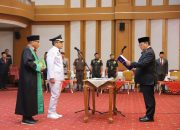 Pelantikan Ridwan Badallah sebagai Pj Bupati Buton Selatan