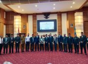 Foto bersama usai kegiatan Rakor rencana investasi Pembangkit Listrik Tenaga Nuklir (PLTN) di Sultra
