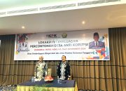 Foto bersama kegiatan lokakarya perluasan desa anti korupsi Provinsi Sultra Tahun 2024