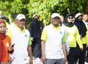 Suasana Jalan Sehat Dinkes Kolut