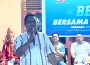 Ketua Tim Paslon BERANI, H. Rasyid saat menyampaikan orasi politiknya beberapa waktu lalu