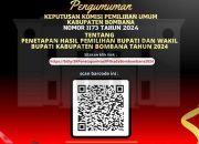 Pengumuman Keputusan KPU Bombana