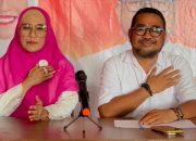 Andi Nirwana Sebbu dan Heryanto saat Konferensi Pers