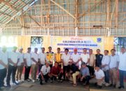 Ket. Gambar: Wakil Ketua I Komisi V DPR RI, Ir. Ridwan Bae, bersama Plt Bupati Muna, Bachrun Labuta, Sekda Muna Eddy Uga, dan sejumlah kepala OPD di sela kunjungan kerja reses.