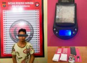 Terduga Pelaku saat diamankan di Polres Bombana