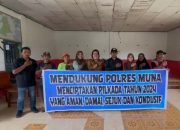 Pemerintah Desa Sidomakmur menyatakan dukungan penuh terhadap Polres Muna. 