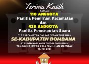 Penguman Penyampaian Ucapan Terima Kasih dari KPU Bombana