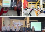 Kepala Bidang Konsumsi dan Keamanan Pangan, Safruddin Ratta, S.P., M.A.P., saat menjadi narasumber dalam Pelatihan Peningkatan Kemampuan Kanit Binmas dan Bhabinkamtibmas Polres Bombana