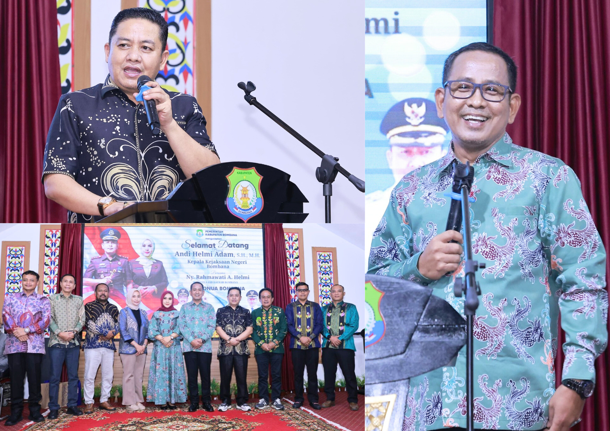 Foto Kegiatan Penyambutan dan ramah tamah, Kepala Kejaksaan Negeri Bombana, Andi Helmi Adam, S.H., M.H