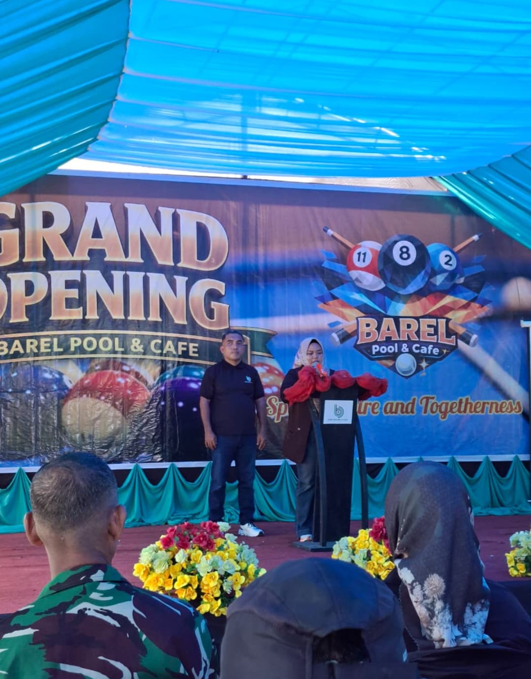 ketgam: Master Billiard & Cafe resmi Gelar Grand Opening bertempat di Jalan Keraton, Samping SPBU, Desa Wasalabose.