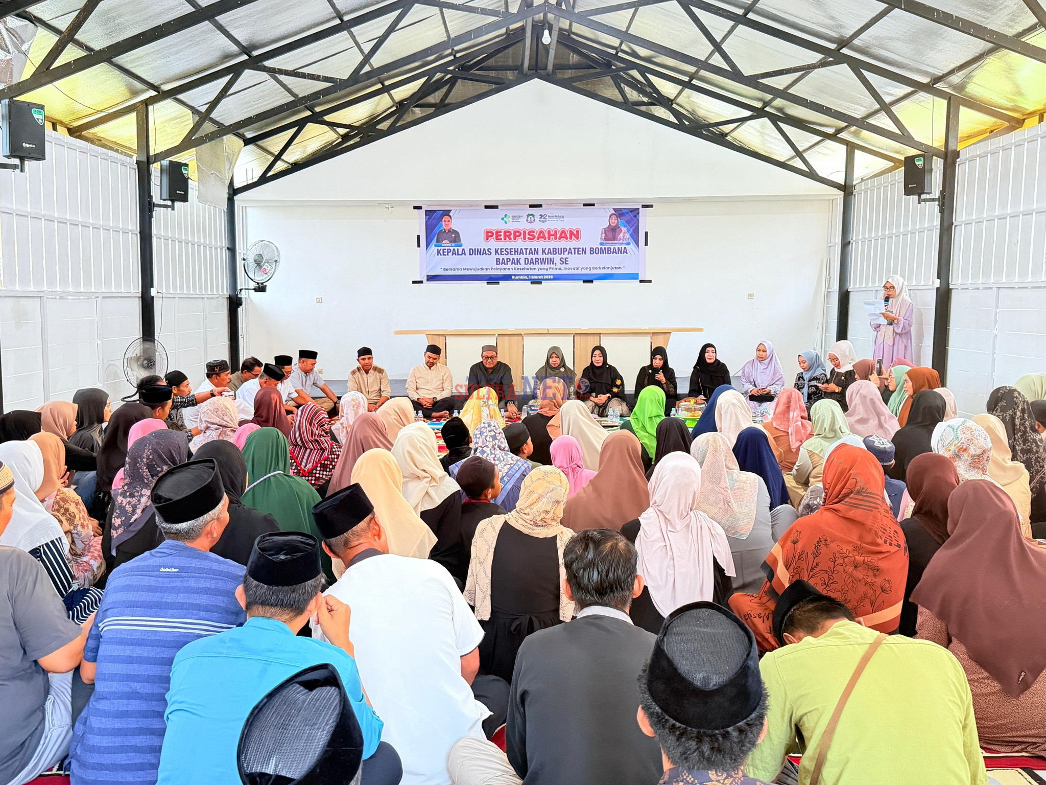 Pisah sambut Kepala Dinas Kesehatan Bombana