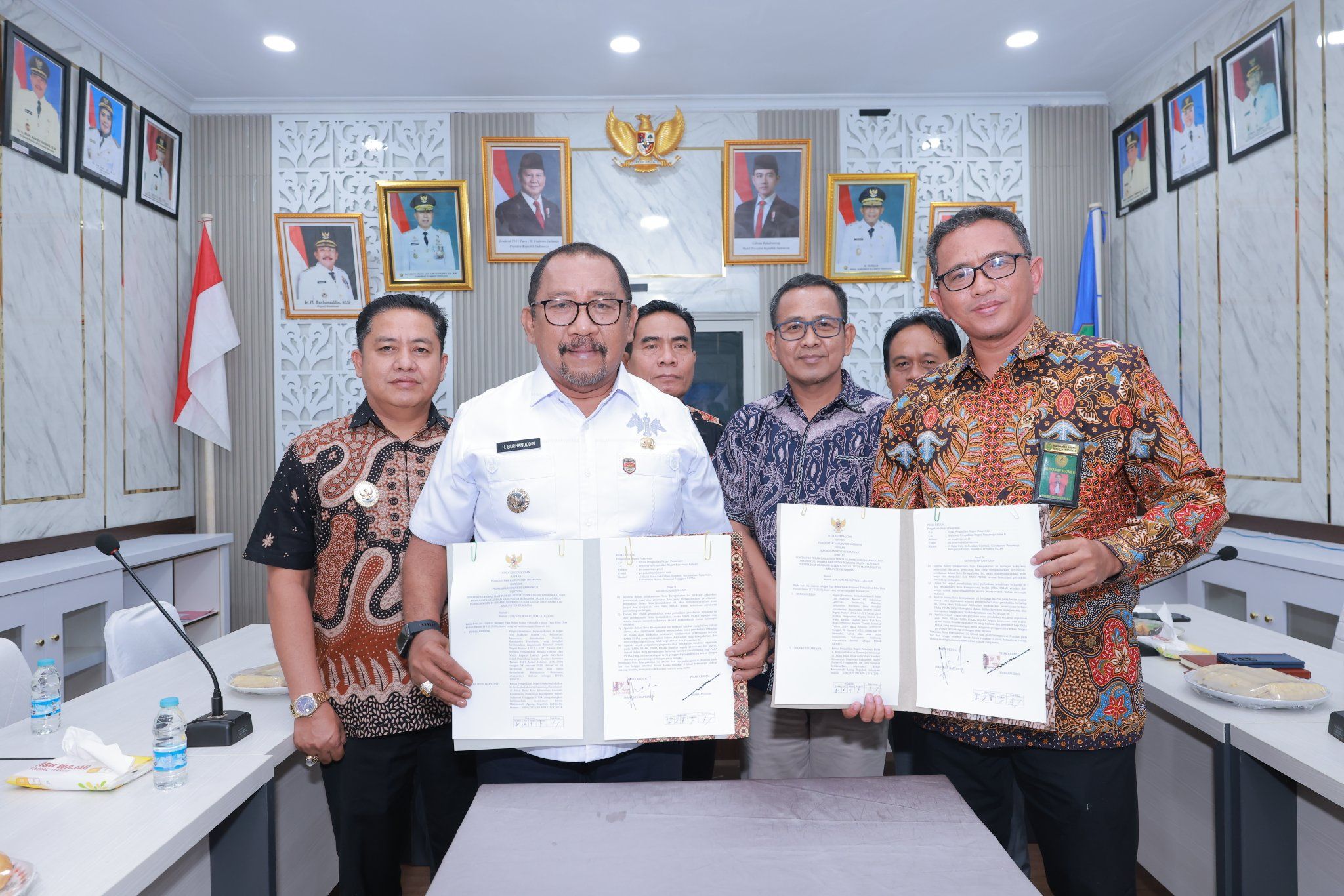 Pemerintah Kabupaten Bombana melaksanakan rapat koordinasi sekaligus penandatanganan nota kesepakatan dengan Pengadilan Negeri Pasar Wajo