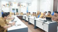 rapat koordinasi untuk meningkatkan efektivitas pengawasan terhadap perusahaan yang beroperasi di wilayahnya, dengan menitikberatkan pada aspek ketenagakerjaan, perizinan, dan pengawasan lapangan