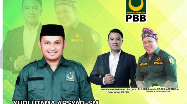 Ketua DPC PBB Bombana, Yudi Utama Arsyad (YUA)