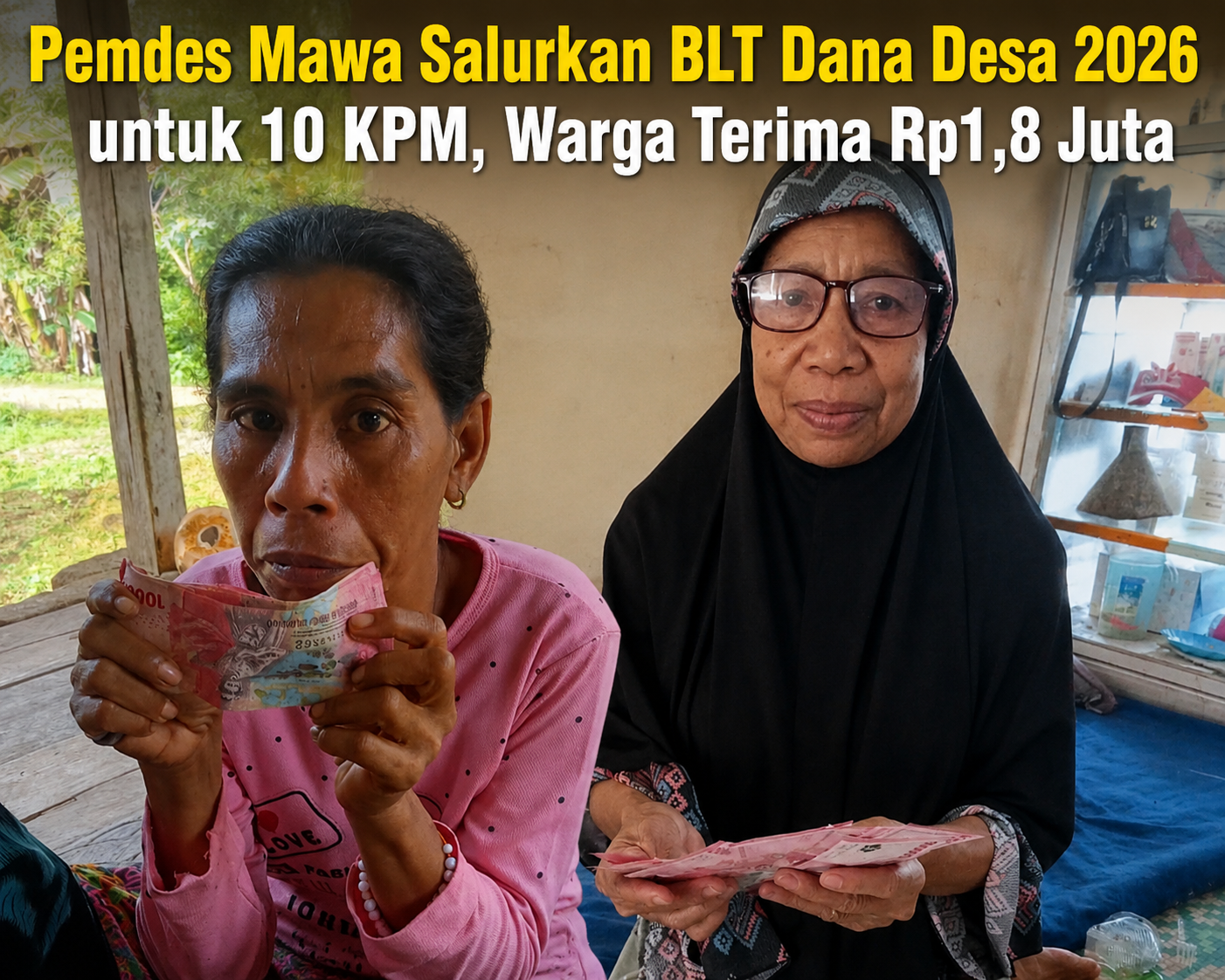 Warga Penerima BLT
