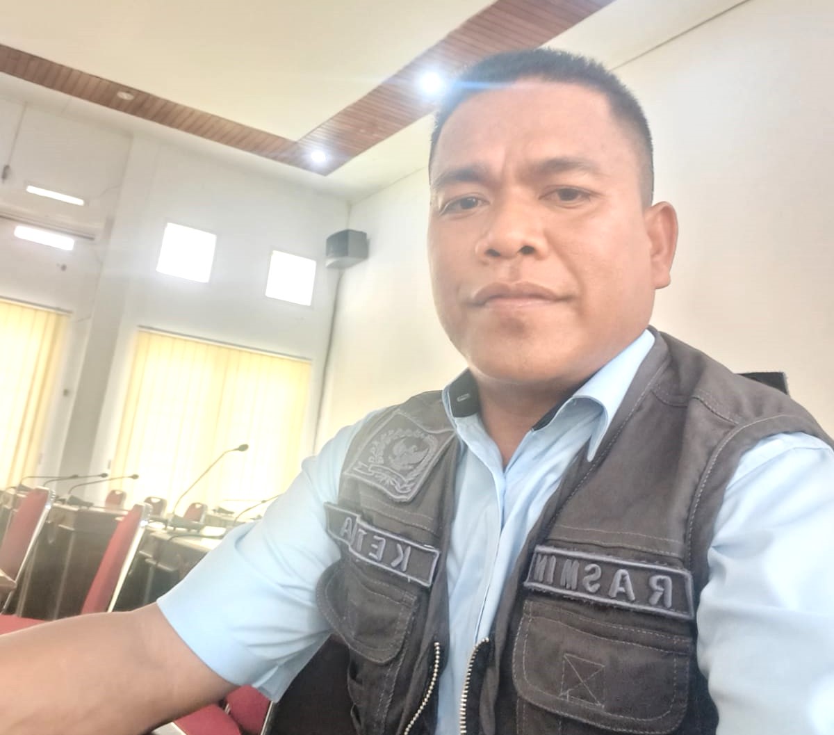 Ketua Panitia Khusus (Pansus) DPRD Kabupaten Muna, Ramsin.