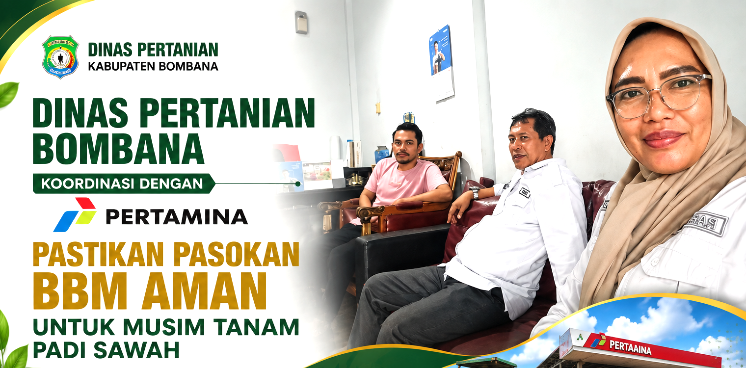 Kepala Bidang Prasarana dan Sarana Pertanian (PSP) Dinas Pertanian Kabupaten Bombana, Rahmatia, SP., MP bersama tim melakukan koordinasi dengan pihak Pertamina Bombana guna memastikan ketersediaan pasokan Bahan Bakar Minyak (BBM) untuk mendukung operasional alat dan mesin pertanian (alsintan) selama musim tanam padi sawah 2026. Langkah ini dilakukan sebagai upaya menjaga kelancaran kegiatan tanam, meningkatkan produktivitas pertanian, serta mendukung program ketahanan pangan di Kabupaten Bombana. Foto: Istimewa.