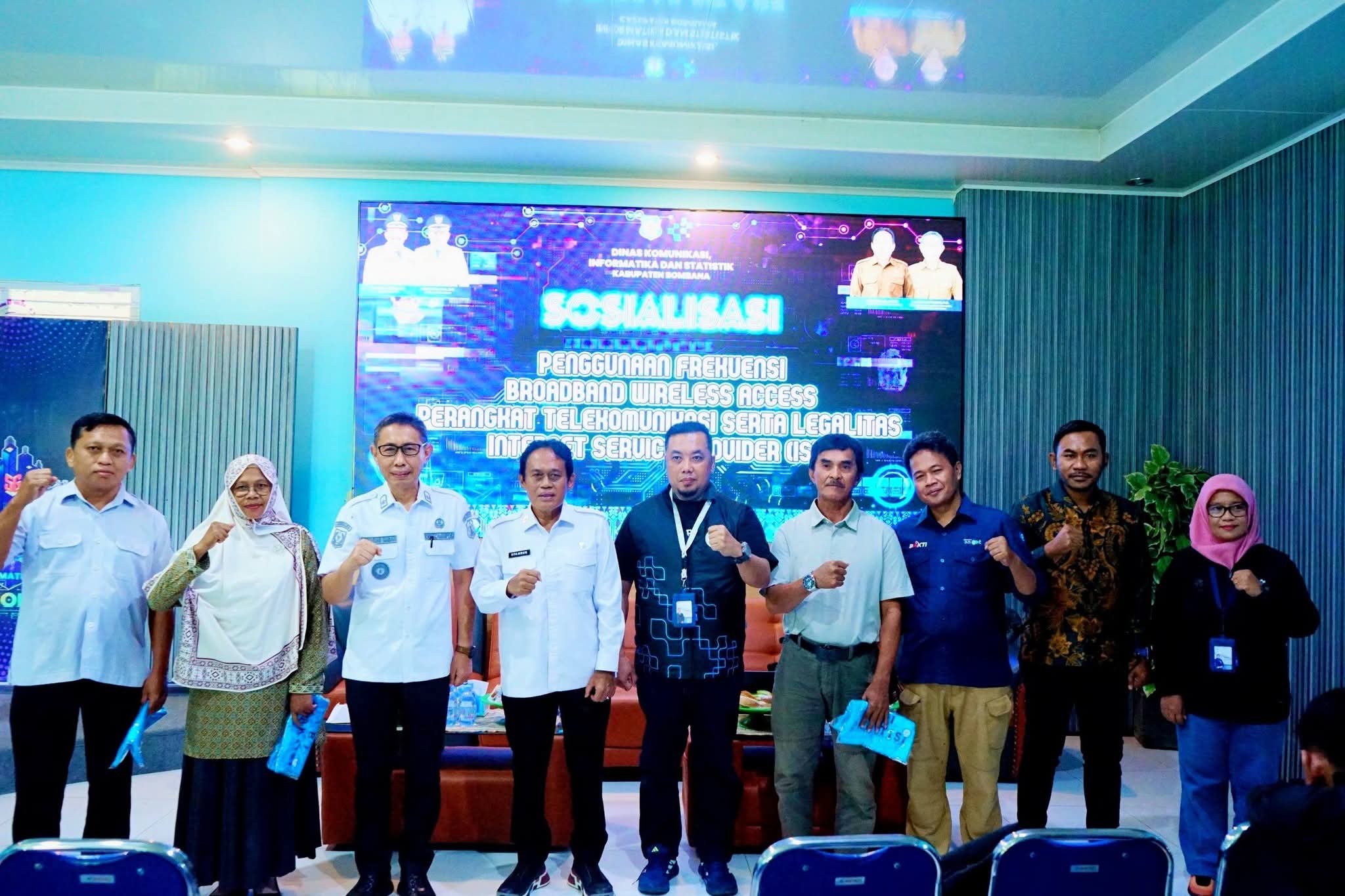 Sosialisasi Penggunaan Frekuensi Broadband Wireless Access (BWA), Perangkat Telekomunikasi, dan Legalitas Internet Service Provider (ISP)