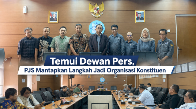 Jajaran Pengurus DPP PJS Saat melakukan Audiensi Ke Dewan Pers
