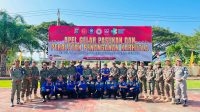 Satpol PP Bombana mengikuti gelar pasukan dan pengecekan peralatan Karhutla di Polres Bombana pada 13 Agustus 2026. Kegiatan ini memperkuat kesiapsiagaan, koordinasi lintas sektor, dan pencegahan kebakaran hutan dan lahan menjelang musim kemarau.