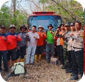 Kebakaran menghanguskan sekitar 10 hektare lahan masyarakat di Desa Wambarema, Poleang Utara, Bombana. BPBD bersama TNI, Polri dan warga berhasil memadamkan api.