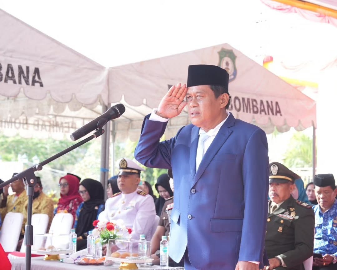 Sekda Bombana Syahrun memimpin Upacara Hari Kesaktian Pancasila 2026 dengan tema Pancasila Pemersatu Bangsa untuk memperkuat persatuan dan kebangsaan.