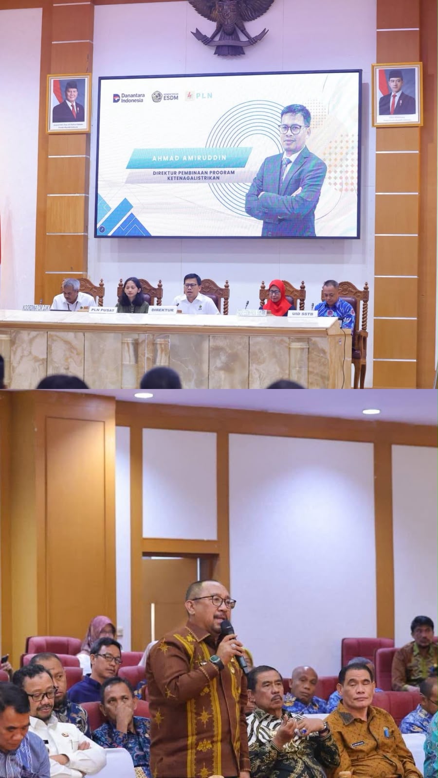 Bupati Bombana Burhanuddin mengusulkan percepatan Program Listrik Desa 2026–2029 untuk menjangkau 985 rumah di 23 desa serta membantu 1.113 rumah memperoleh instalasi listrik.